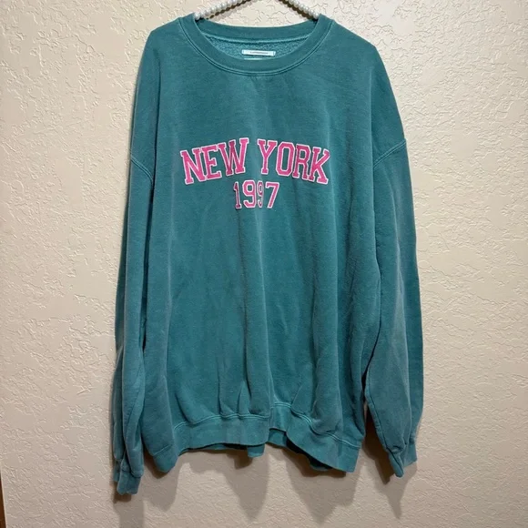By Anthropologie New York 1997 The Roam City Sweatshirt size 3X - Picture 2 of 7